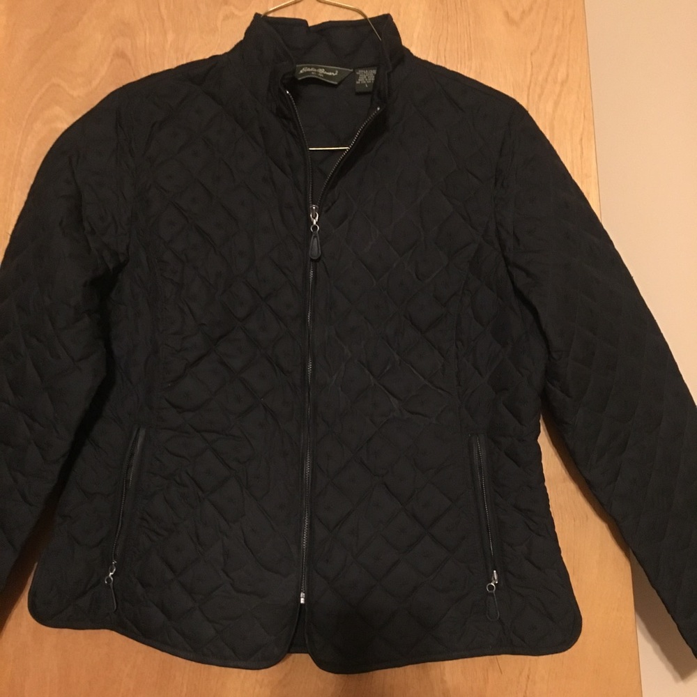 Eddie Bauer women's large black coat